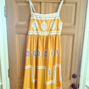 Silk, boho maxi dress